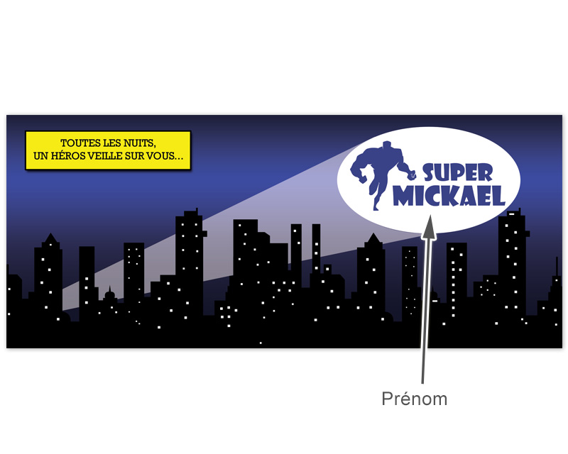 Mug personnalisé - Super Héros