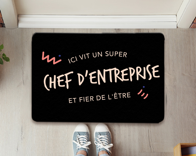 Paillasson personnalisé - Chef d'entreprise
