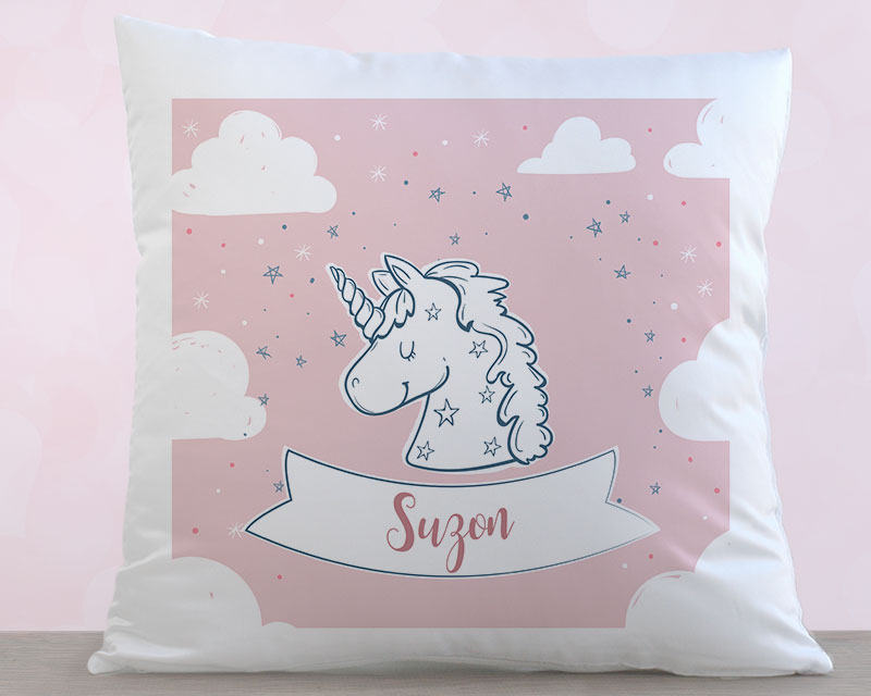 Coussin personnalisé - Ma petite licorne