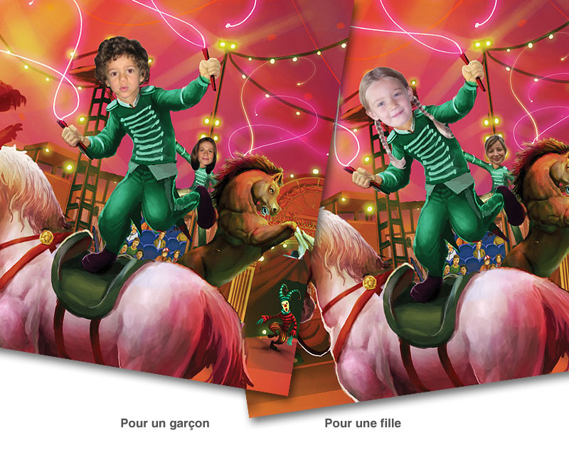 Le livre personnalisé : Bienvenue au cirque 