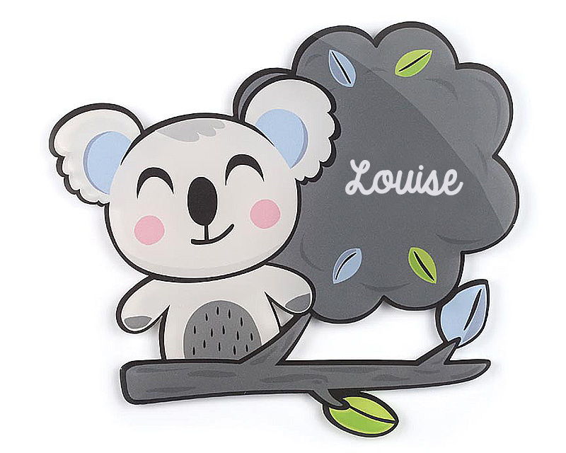 Plaque décorative Personnalisable - Koala
