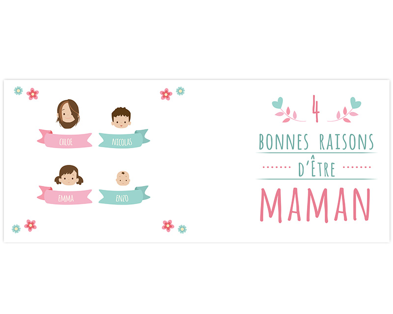 Mug personnalisé - Les bonnes raisons d'être une Maman - Family Circus