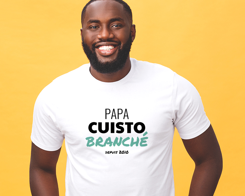 T-shirt Blanc Homme Personnalisable - Avec Style