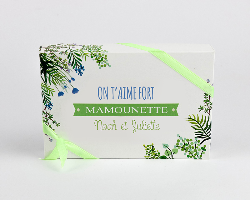 Boîte de chocolats Personnalisable -  Collection Fleurie
