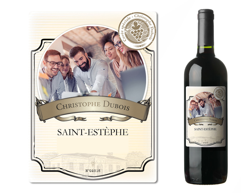 Bouteille de Vin Mon entreprise