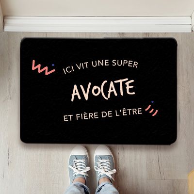 Paillasson personnalisé - Avocate