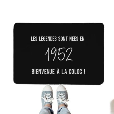 Paillasson message année 1952