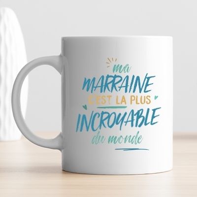 MUG Je suis un parrain qui déchire  bonbons rétro 70 - Cadeau