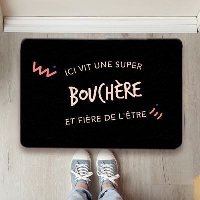 Paillasson personnalisé - Bouchère