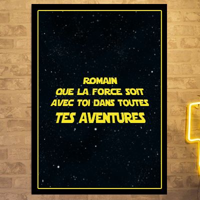 Affiche personnalisée - Star Wars