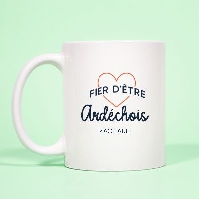 Mug personnalisé - Fier d'être Ardéchois