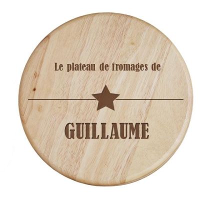 Set à fromage personnalisé pour un Guillaume