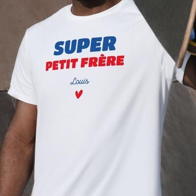 Tee shirt personnalisé homme - Super Petit frère