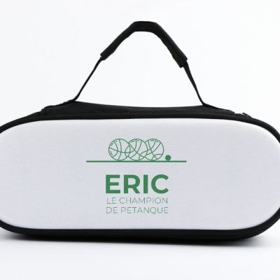 Sacoche de pétanque personnalisée pour un Eric