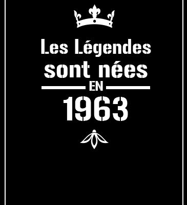 Affiche légendes année 1963