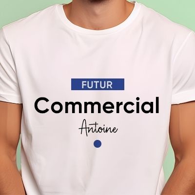 Tee shirt personnalisé homme - Futur commercial