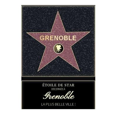 Affiche etoile de star personnalisé Grenoble