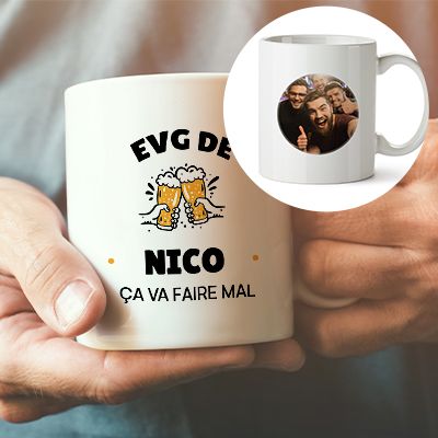 Mug personnalisé photo - EVG