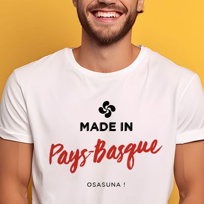 Tee shirt personnalisé homme - Made in Pays Basque