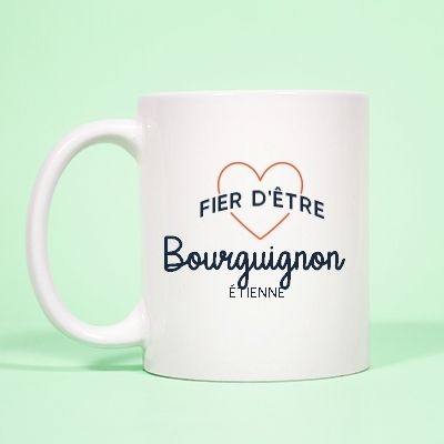Mug personnalisé - Fier d'être Bourguignon