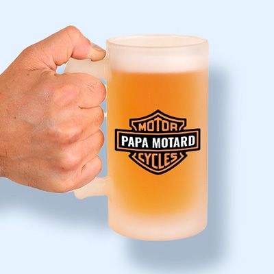 Chope de bière personnalisée - Biker