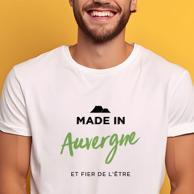Tee shirt personnalisé homme - Made In Auvergne