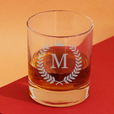 Verre à whisky personnalisé - Monogramme