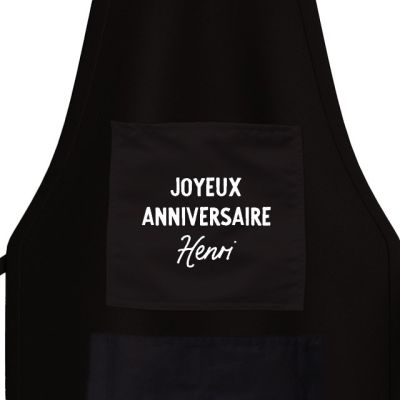 Tablier de cuisine personnalisé pour un Henri