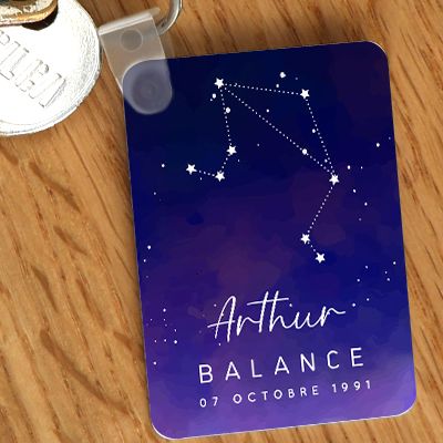 Porte-clés personnalisé Constellation - Balance