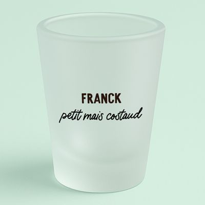 Verre à shooter personnalisé - Message