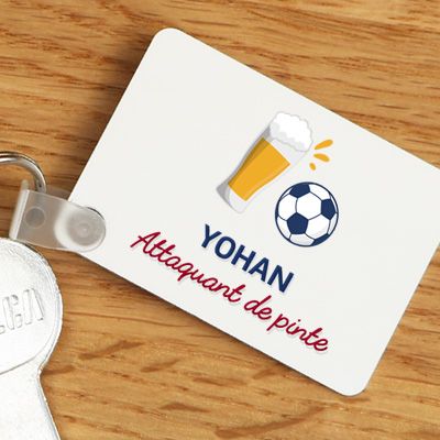Porte-clés personnalisé - Apéro Foot