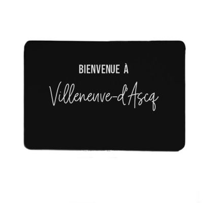 Paillasson personnalisé Villeneuve-d'Ascq