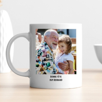 Mug personnalisé - Photo et texte