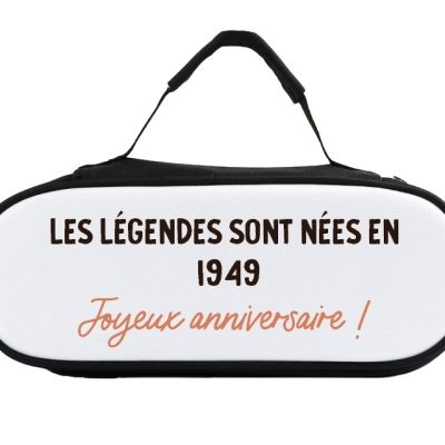 sacoche de pétanque message générique homme né en 1949