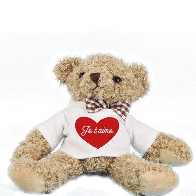 Ourson en peluche - Je t'aime - FBA
