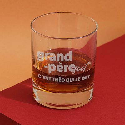 Verre à whisky personnalisé - Grand Père-fect