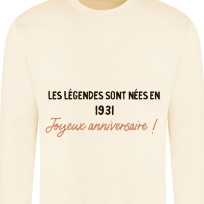 Sweat message générique année 1931