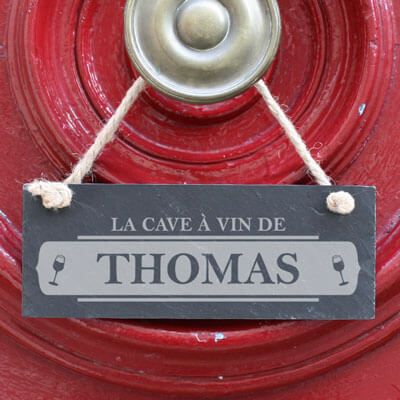 Plaque de porte personnalisée - La Cave à Vin de...