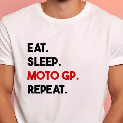 T-shirt homme personnalisé - Message Moto