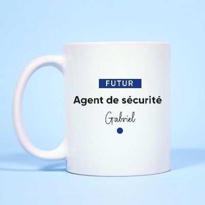 Mug personnalisé - Futur agent de sécurité