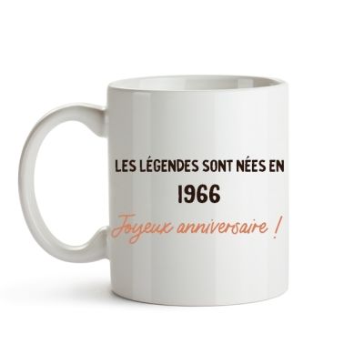 Mug message générique année 1966