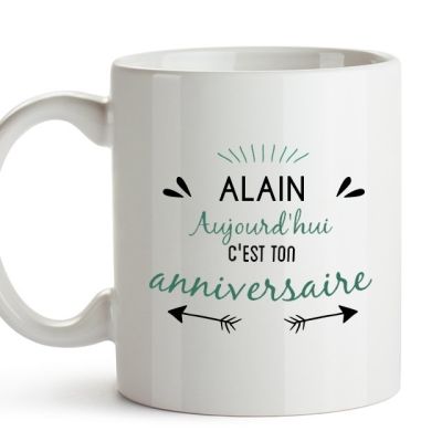 Mug personnalisé pour un Alain