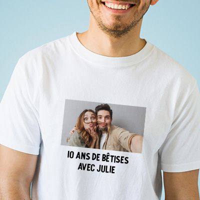 T-shirt homme personnalisé - Photo