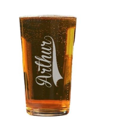 Verre à bière pinte personnalisé pour un Arthur