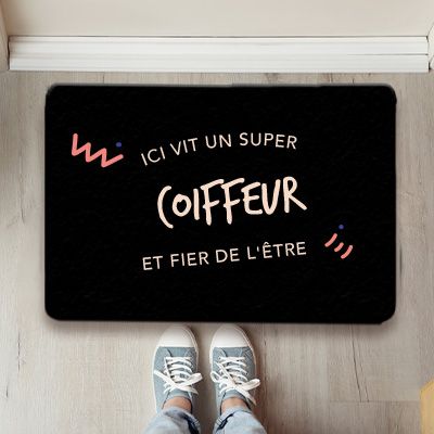 Paillasson personnalisé - Coiffeur