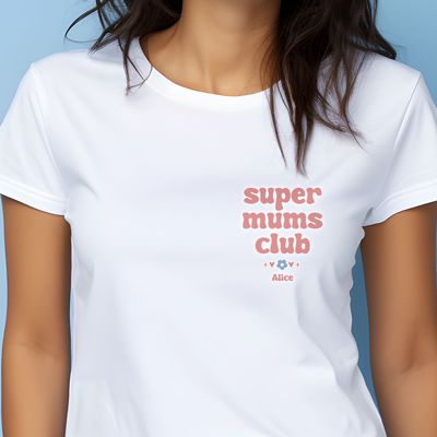 T-shirt femme personnalisé - Cool Mums Club