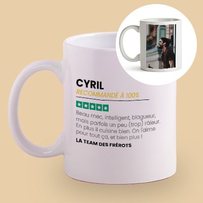 Mug personnalisé prénom - Avis client
