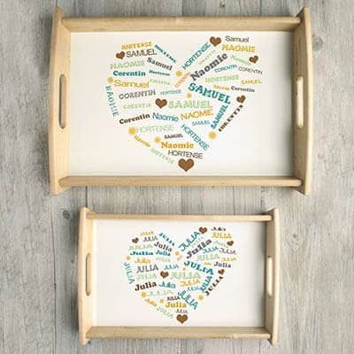 Plateau Coeur Famille