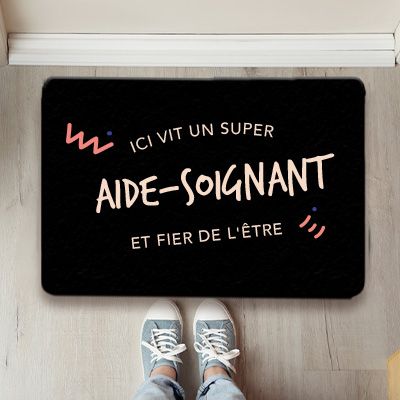 Paillasson personnalisé - Aide-soignant