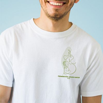 T-shirt homme personnalisé - Naissance d'un lien
